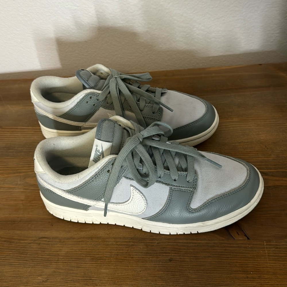 Lightly Used Nike Low Dunks - Mica Green